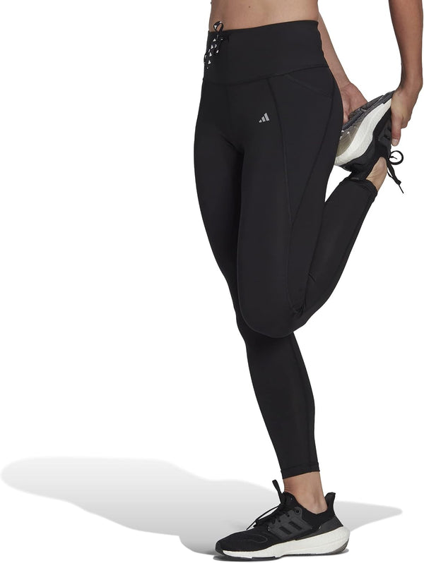 Women Run Ess 1/1 TGT BLACK HS5464 RUNNING TIGHTS for Women TIGHTS