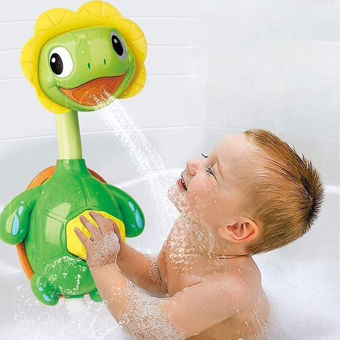 SYOSI Turtle Baby Bath Toys Spray Bathing Tub Fountain Toys for Kid Hand Shower Floating Bathtub Shower Pool Bathroom Toy for Baby Toddler Infant Kids