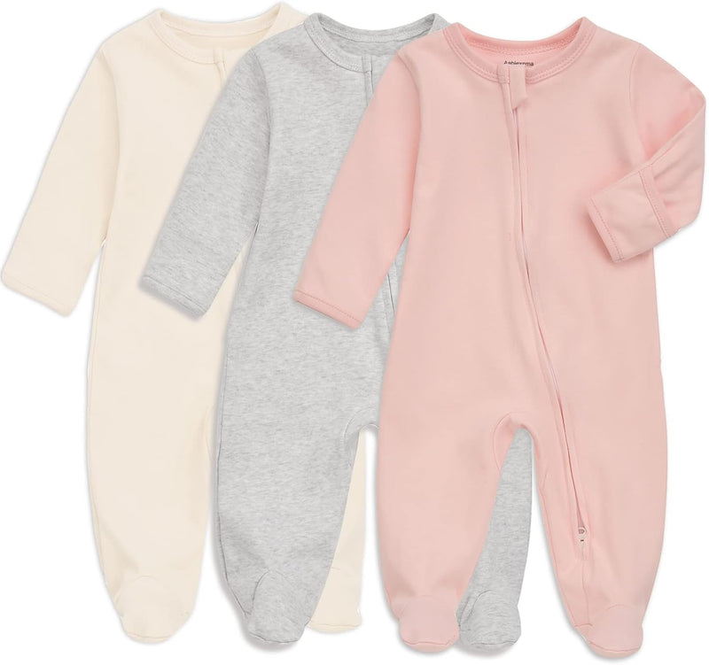 Aablexema Unisex Baby Baby Footie Pjs baby footie pjs