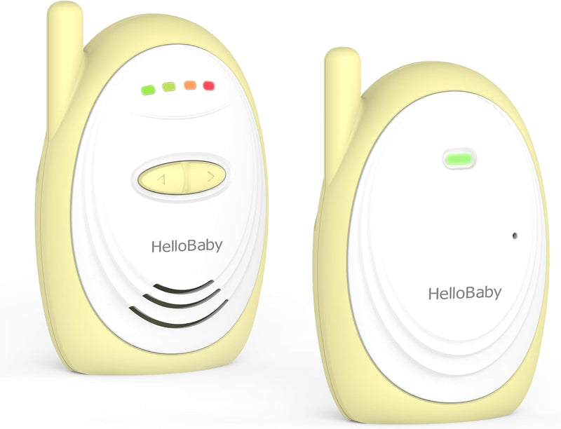 HelloBaby- Audio Baby Monitor upto 1000 Feet Range, W/Sound Indicator, 6.0 DECT Technology, High Sensitivity Microphone