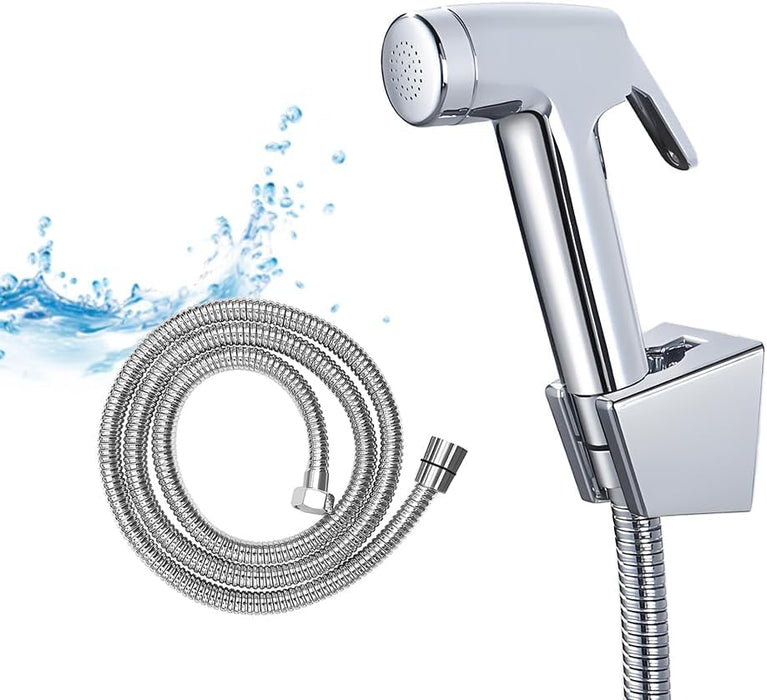 Handheld Bidet Sprayer,Uoexziyi Washing Toilet Sprayer Baby Cloth Diaper Bathroom Sprayer Toilet Water Spray with 1.2 Meters Hose for Pet, Baby and Personal Cleaning