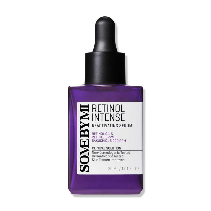 Some By Mi Retinol Intense Reactivating Face Serum | 30ml | Mild 0.1% Retinol Serum For Anti-Aging And Glass Skin | Improvement Of Post Acne Marks, Skin Texture & Elasticity