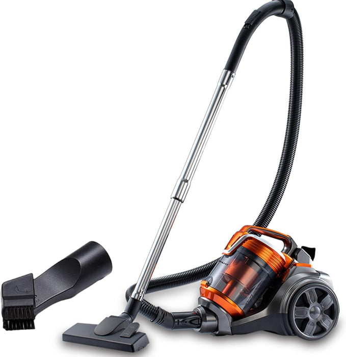 3600W 3.5L Corded Canister Vacuum Cleaner 26KPa Suction Power Multi-Cyclonic Lightweight Bagless Vacuum Cleaner, 4M 360-degree Swivel Hose And Washable HEPA Filter for Hard Floors, Pet Hair, Carpet