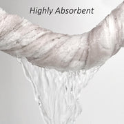 Jacquotha Soft Bath Towels 2 Pack, Super Absorbent Shower Towels 27.5x55 Inches, Cute Floral Jacquard Bathroom Towel Set, Cotton, Light Beige Brown