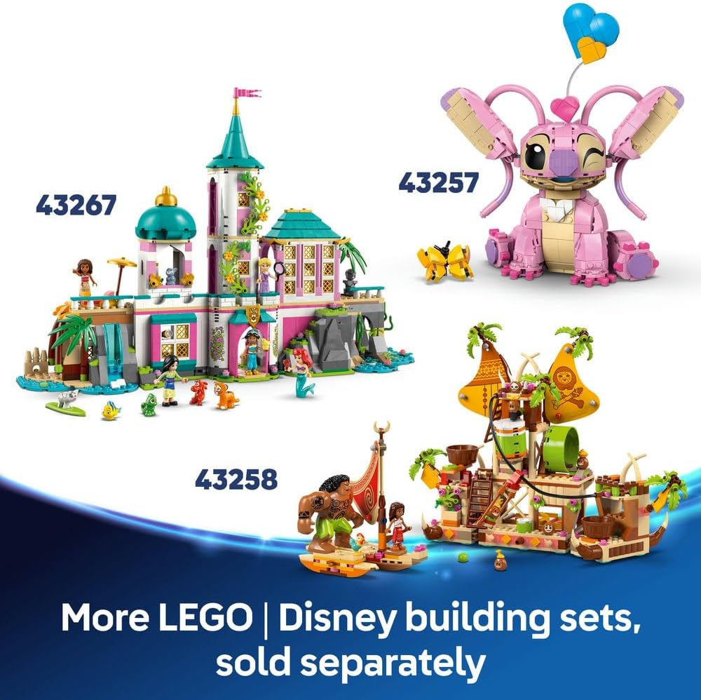 Disney Lucky & Penny 101 Dalmatians Puppies 43271 Play & Display Animal Figures, Movable Heads, Legs & Tails, Building Toy, Gift for 6+ Year Old Girls & Boys, 268 Pieces