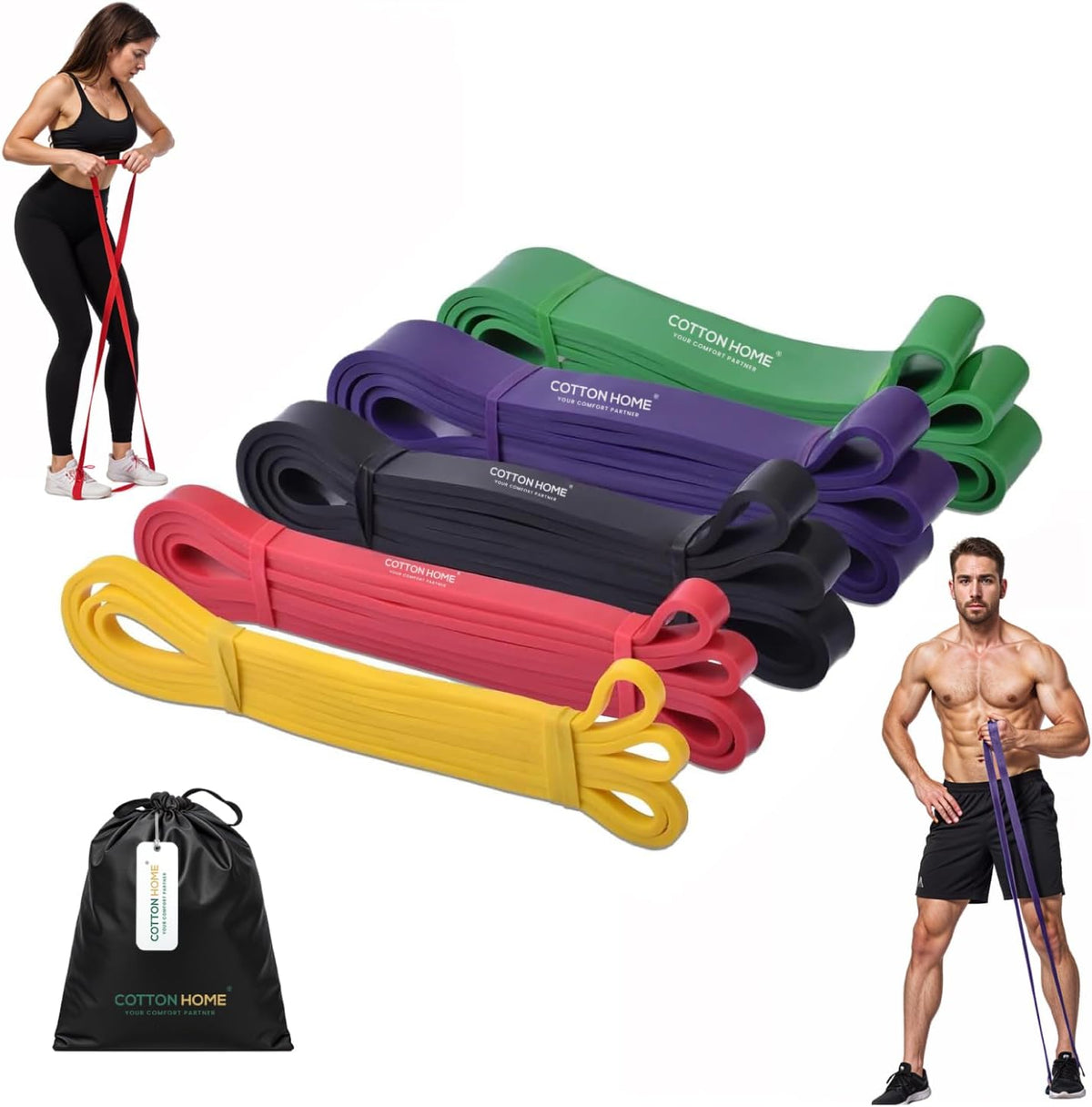 Cotton Home Pull Up Assist Resistance Band – image 1