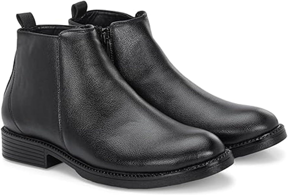 STANPHORD Mens Mirage Moves Boots Solid Chelsea High Top Regular Chukka Shoes Casual Semi Formal Shoes without Laces Perfect for Parties , Outdoor, Trekking , Office Versatile Comfort Casual