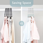 ManGotree Baby Velvet Hangers, Infant and Toddler Hangers, Non-Slip Children Hangers, Ultra-Slim Space Saving Kids Hangers, Sturdy Clothes Hangers 15 Pack (White)