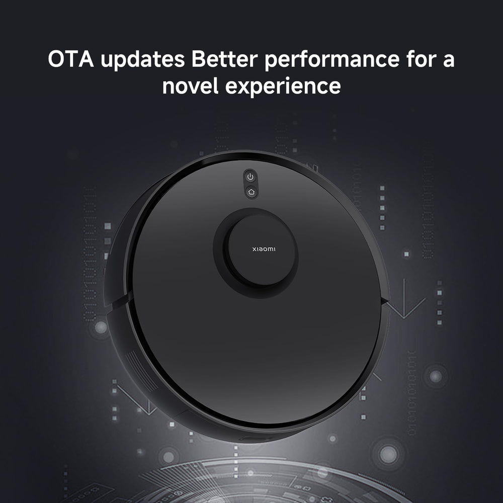 Xiaomi Robot Vacuum S10T, Smart LDS Navigation, 8000Pa Powerful Suction, 5200mAh Large Battery Capacity, 2-in-1 Vacuum and Mop, App Control, Pet Hair & Carpet Cleaning, Black