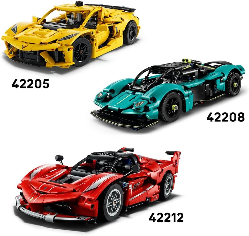 Technic Lamborghini Revuelto Super Sports Car Toy - Remote Controlled Car Model with Lights, Steering and a Rechargeable Battery Hub - Gift for 10+ Year Old Boys - 42214 – image 7