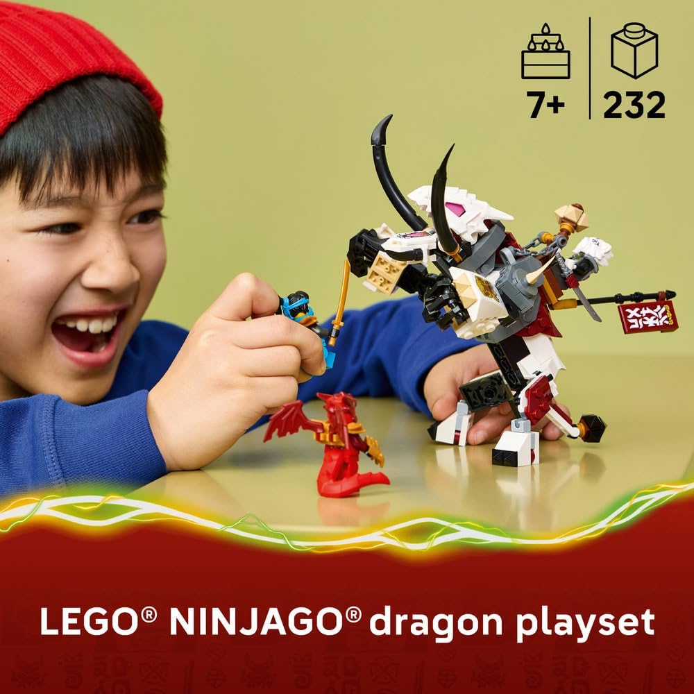 NINJAGO Zilvar and Grimtak the Dragon Beast - Ninja Toy w/Action Figure, 3 Minifigures incl. Kai & Nya - Birthday Gift for 7+ Year Old Boys & Dragons Rising Fans - 71863 – image 2