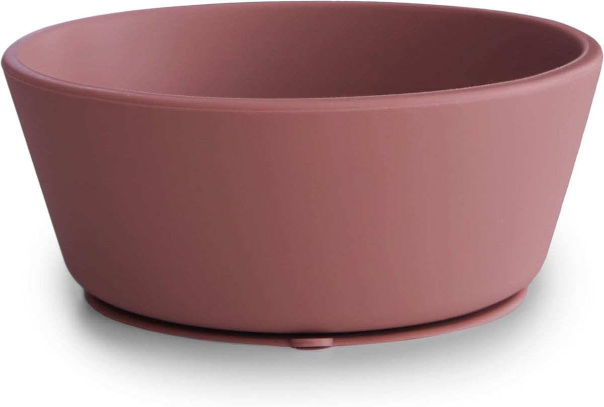 Silicone Baby Food Bowl with Suction, Spill-Proof Design, Microwave & Dishwasher Safe - BPA-Free, Food-Grade Material Stays Cool to Touch for Easy Self-Feeding, 280ml Woodchuck β image 4