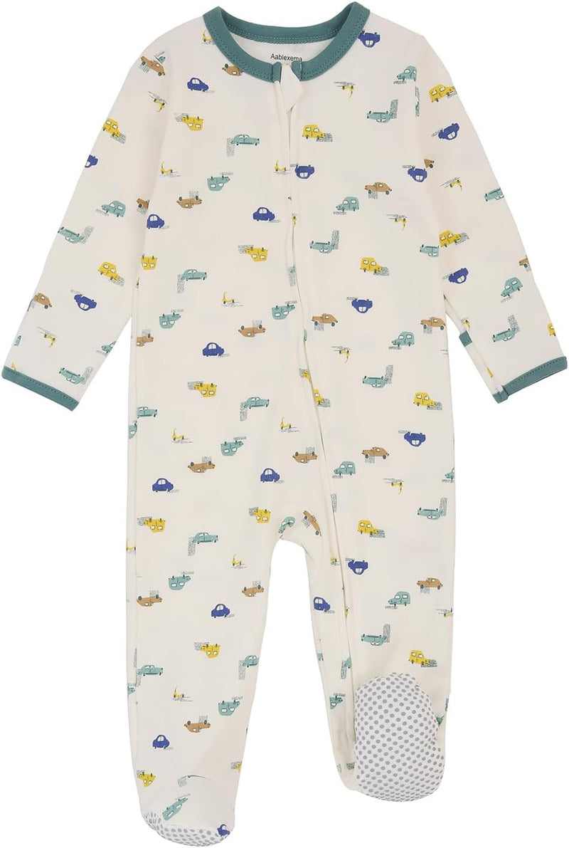 Aablexema Unisex Baby Baby Footie Pjs baby footie pjs