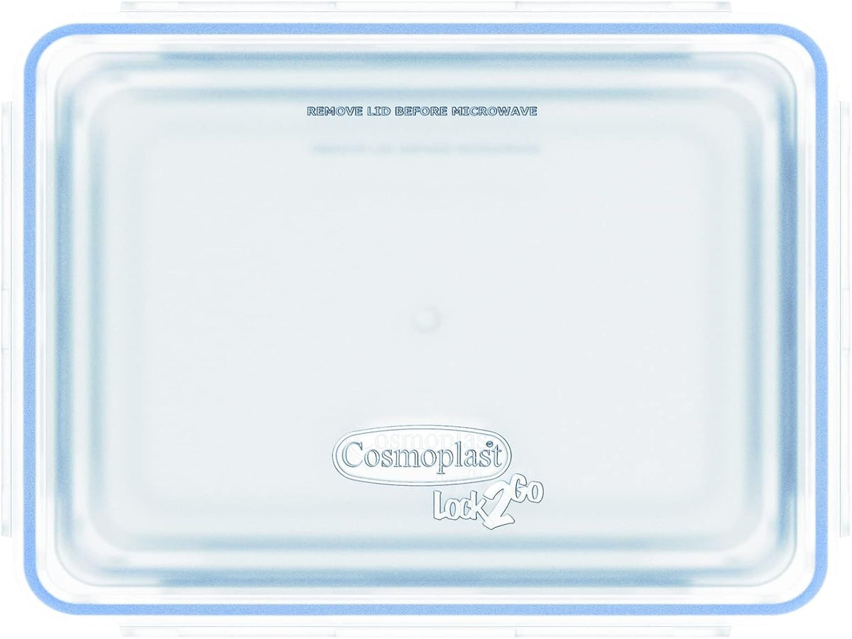 Cosmoplast Lock2Go 4-Pcs. Set of Food Storage Containers with Lids 300, 600, 900, 1200 ml – image 3