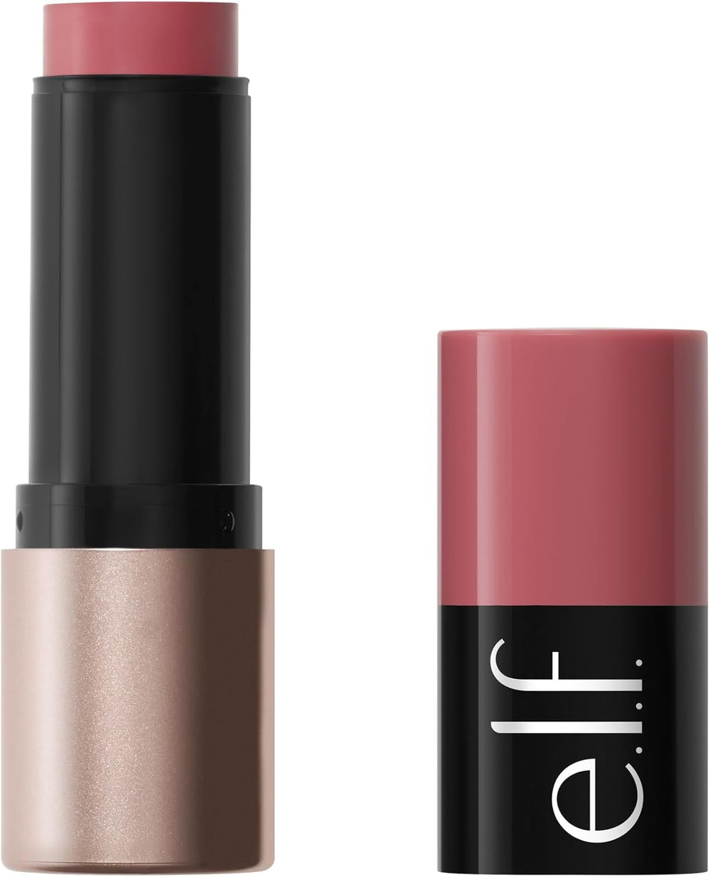 e.l.f. Soft Glam Cream Blush Stick, Buildable Cream Blush for A Natural Flush & Satin Finish, Made with Shea Butter, Vegan & Cruelty-Free, Muted Mauve