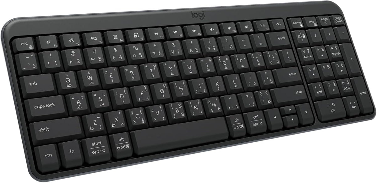 Logitech MK250 Bluetooth Wireless Mouse and Keyboard Combo: Fast & Easy Connectivity, Compact Wireless Keyboard, Ambidextrous Mouse, Durable build - Windows/MacOS, ARA Keyboard - Graphite – image 2