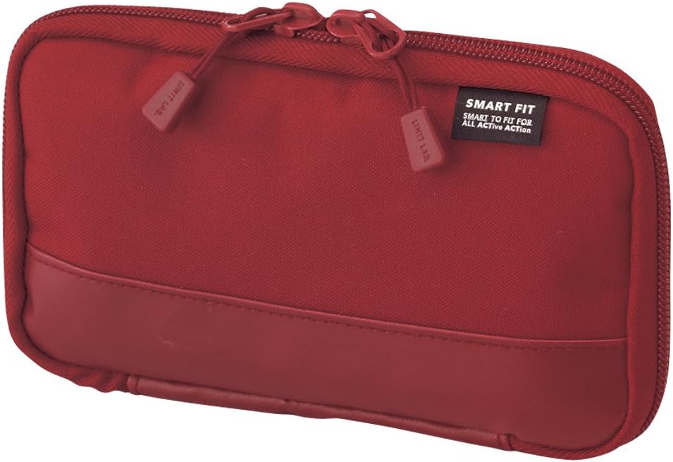 LIHIT LAB Compact Pen Case (Pencil Case), Water & Stain Repellent,3.5" x 6.5'', Navy (A7687-11) β image 1