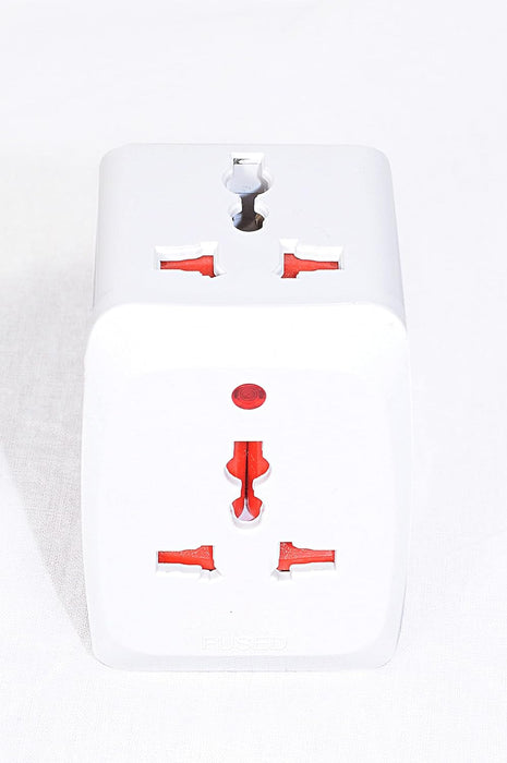 3 Way Multi Plug Adapter Socket Universal Travel Adaptor-Plug Extension For Kitchen Appliances, Office, Laptop, Tv, Indoor Lighting Shaver Plug Converter Power Adapter with Multiple Socket