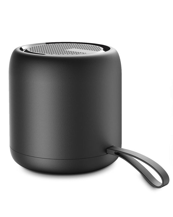 GraGra Bluetooth Speakers, Mini Portable Wireless Speaker, Multifunctional Waterproof Stereo Sound Bluetooth Enhanced Bass, Long Battery Life for Home Office Travel Outdoors, Black