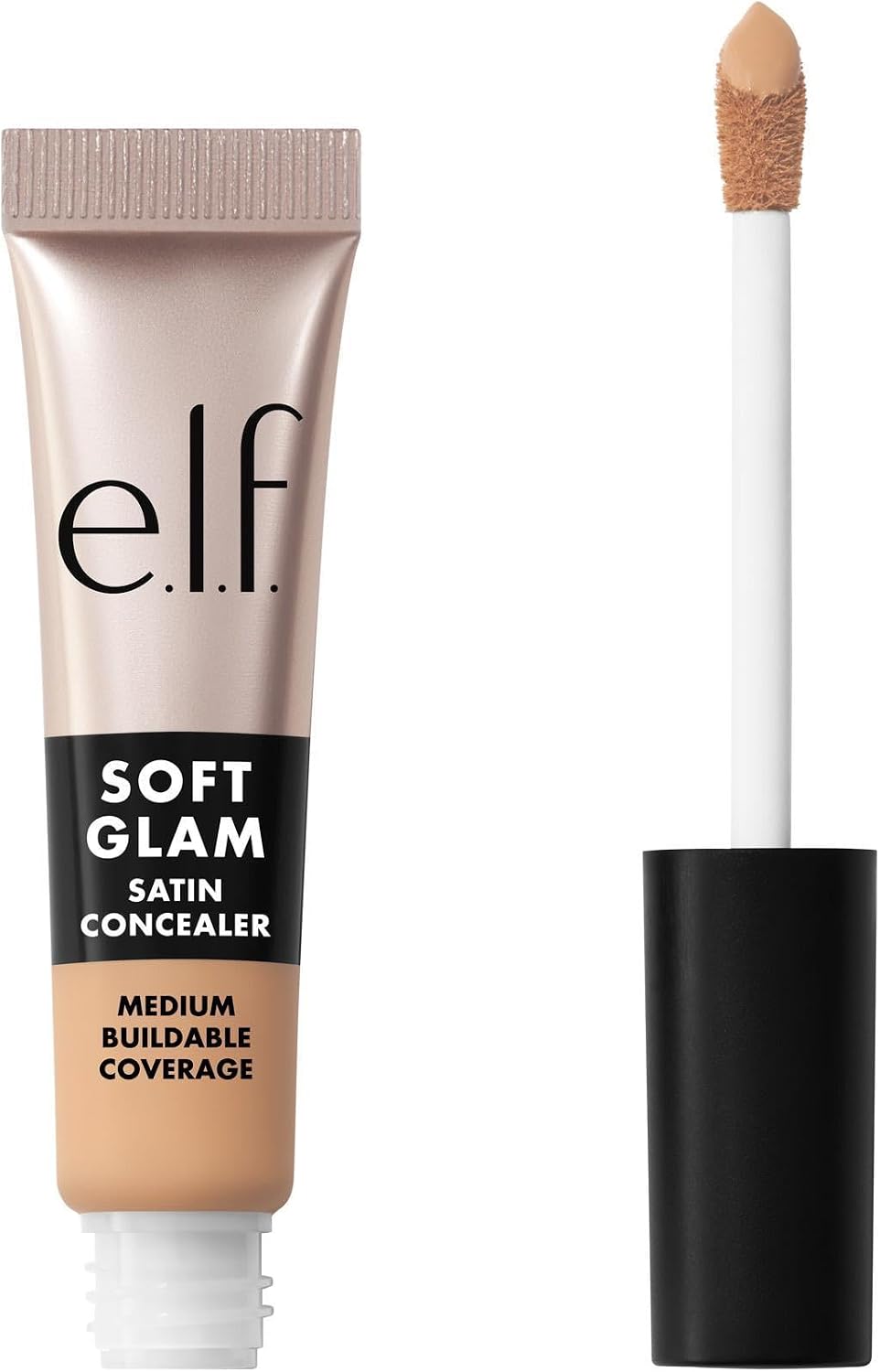e.l.f. Soft Glam Satin Concealer, Medium Coverage for Impurities and Eye Area, Does Not Soop, Long-Lasting, Vegan and Cruelty Free, 10 Fair Cool β image 13