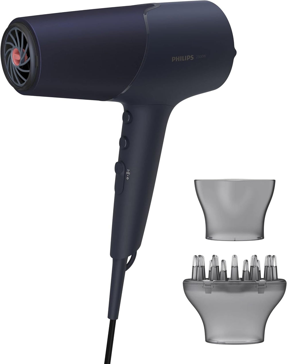 Philips Advanced Drycare Pro Hairdryer, 2200 W, Black, BHD274/03, 2 Years Warranty