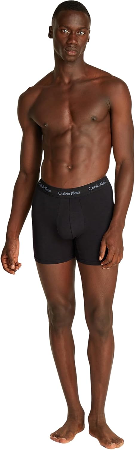 Calvin Klein Mens BOXER BRIEF 3PK Underwear Bottoms (pack of 3)