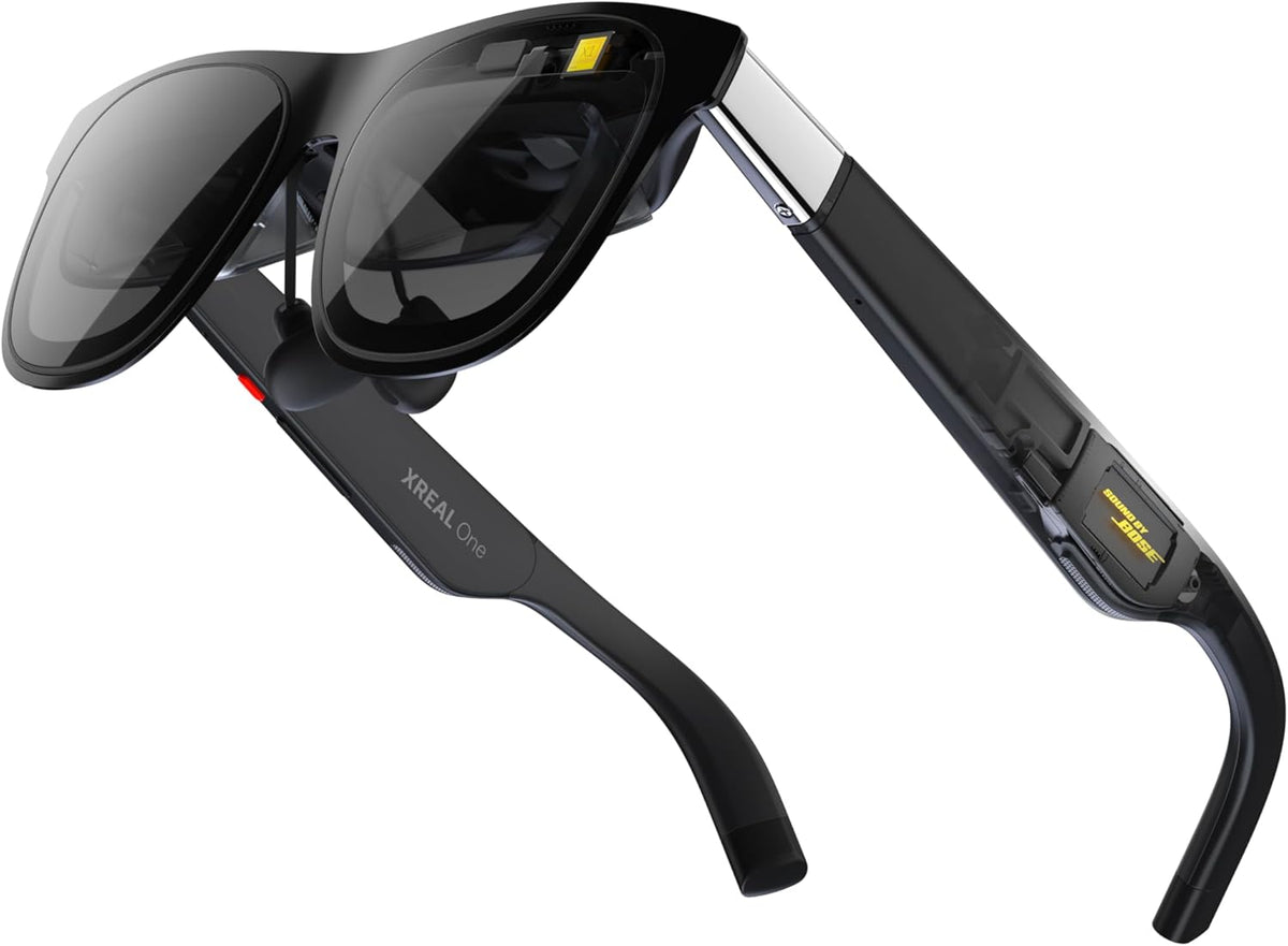 XREAL One AR Glasses with X1 Chip, Native 3 DoF, 147" 50FOV 120Hz HD Display, Renowned Audio, 3 Adjustable Lens Transparency, Compatible with iPhone 16/15, Steam Deck, ROG, Mac, PC, Android & iOS – image 1