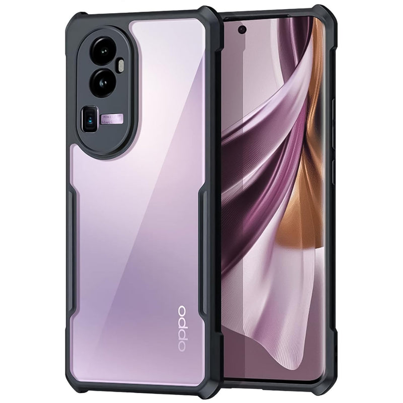 For OPPO Reno 10 Pro Plus Cover, Reno 10 Pro+ Camera Lens Protection Back Cover, TPU Shockproof Airbags Bumper Mobile Phone Case Anti-Yellowing Slim Fit Protective Casing