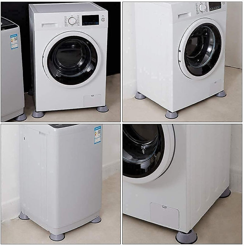 MorningVale Sellcrop 4 Pcs Washing Machine Stand Anti Vibration Pads Washer Foot Pads Dryer Heightening Pads Stabilizer Support Stand for Home