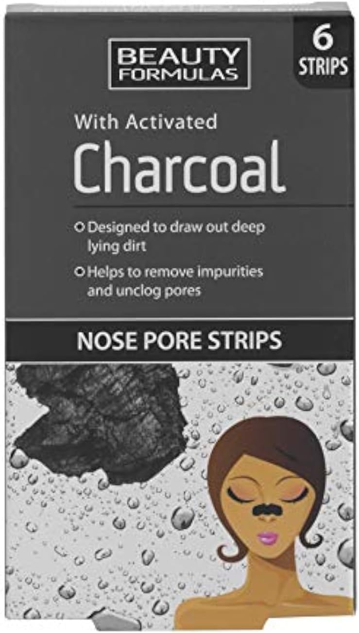 Beauty Formulas Nose Pore Strips with Activated Charcoal