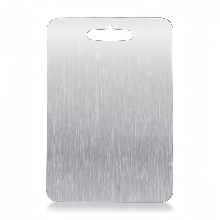 Joyzzz Kitchen Cutting Board, 30 X 20 Cm Stainless Steel Cutting Board, Can Be Hung Cutting Mat, Heavy Duty Non Slip Cutting Boards for Meat and Vegetables, Dishwasher Safe for Meat, Fruit, Vegatable
