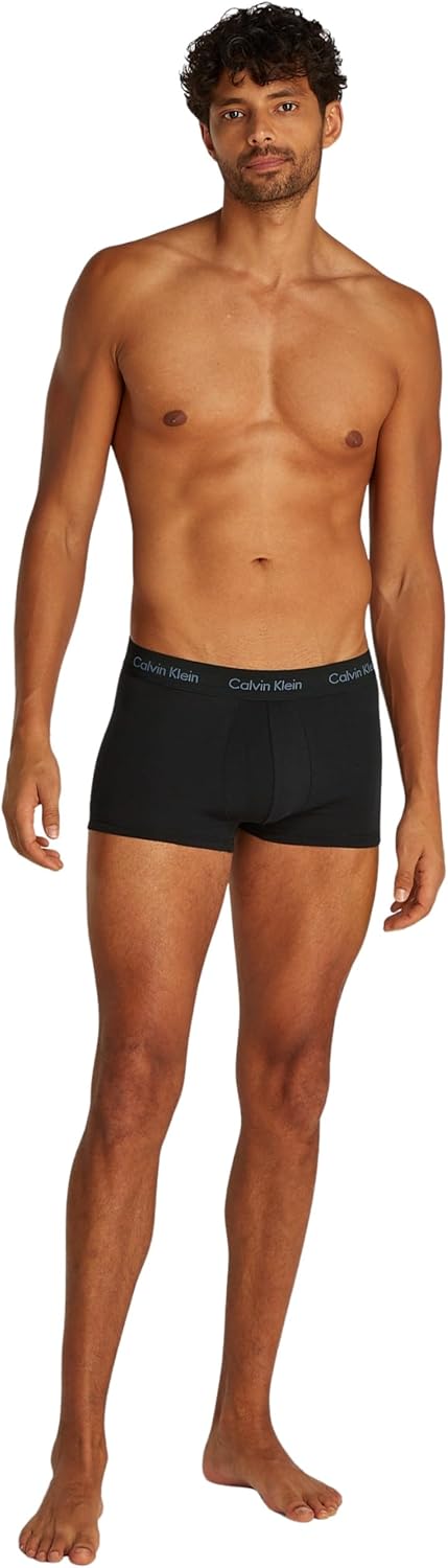 Calvin Klein Mens LOW RISE TRUNK 3PK Underwear Bottoms (pack of 1)