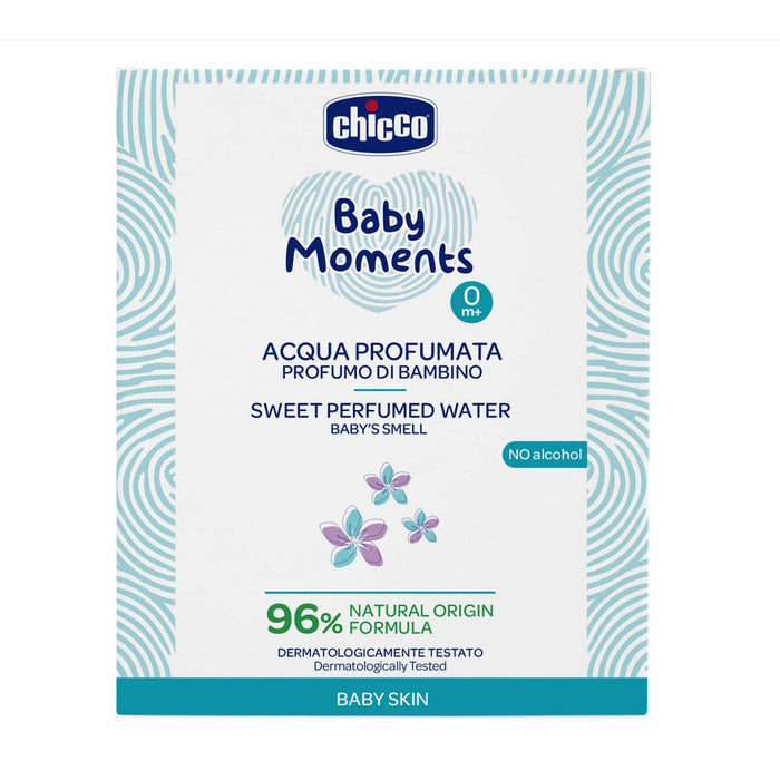 Chicco Baby Moments Sweet Perfumed Water Baby'S Smell For Baby Skin 0M+ 100ml