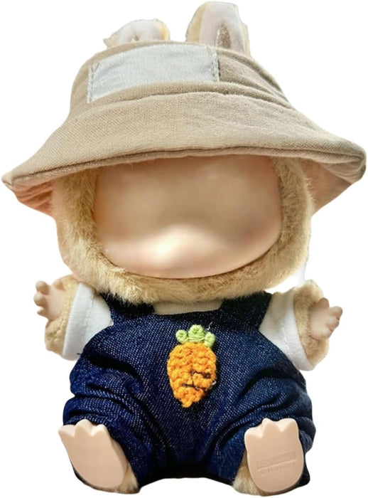 KASTWAVE Doll Clothing Set for 17cm Collectible Dolls, Compatible with Labubu Plush Doll, Fits Most 17cm Doll Accessories, Gift for Girls & Kids ( No Doll Included )