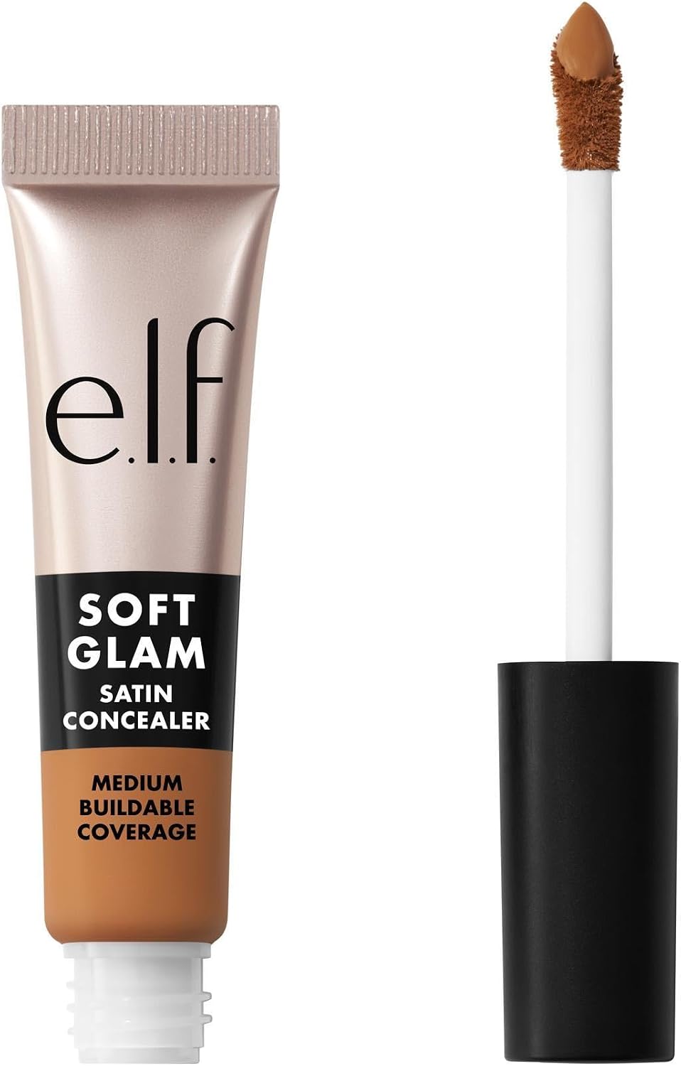 e.l.f. Soft Glam Satin Concealer, Medium Coverage for Impurities and Eye Area, Does Not Soop, Long-Lasting, Vegan and Cruelty Free, 10 Fair Cool β image 14