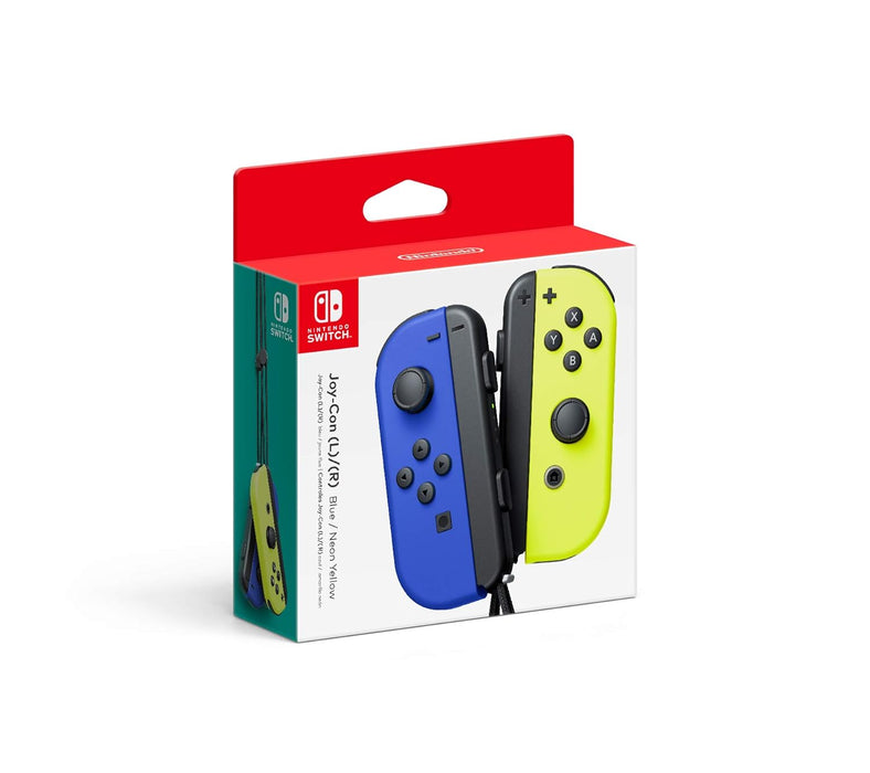 Nintendo Neon Blue/Neon Yellow Joy-Con (L/R) - Official Switch JoyCon Controllers Pair
