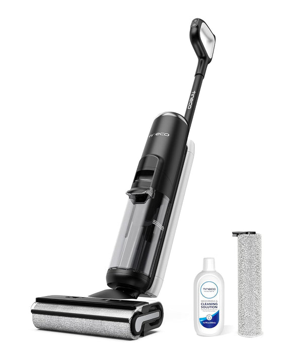 Tineco Floor ONE S6 Cordless Wet Dry Vacuum Floor Cleaner Mop All-in-One for Hard Floors, LED Display, Long Runtime, Floor Washer Great for Sticky Messes, Dual-Sided Edge Cleaning, Self-Cleaning