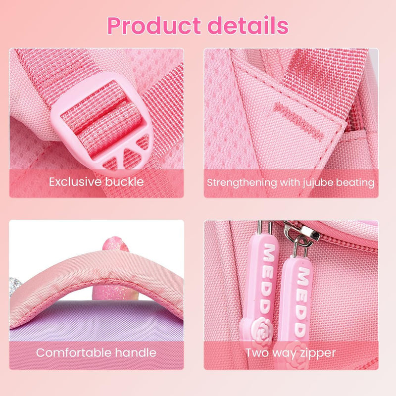 HANNEA® School Backpack for Girls, Cartoon School Backpack for Schoolgirls Large Capacity Girls Backpack for Kids