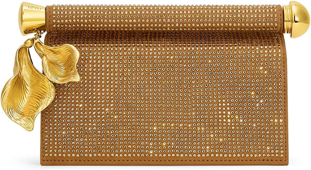 Women's Holly Metal Pendant Embellished Clutch