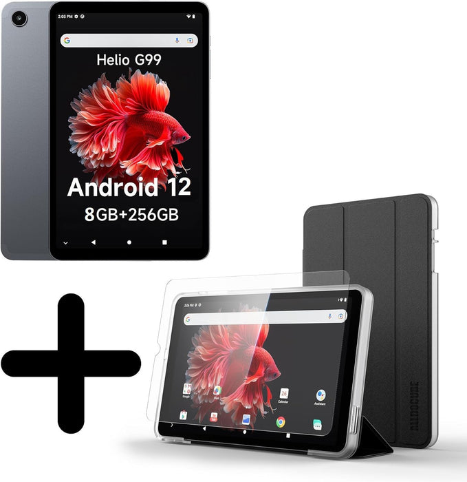 ALLDOCUBE iPlay 50 Android 12 Tablet 2k Ultra HD10.4 Inches, 8GB RAM, 256GB ROM, Dual Camera, Octa-Core Chip, 6000mAh, with free Glass protector and flip cover, international Version.