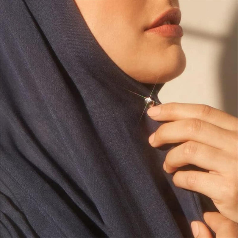 Hijab Magnetic Pins, 4 Pair Pinless Magnetic Hijab Pins Multi-Use Hijab Magnets Commercial Strength Hijab Pins for Women Multi-Use Colorful Scarf