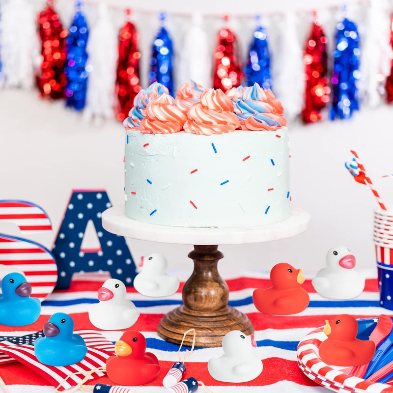 Haooryx 60PCS Mini Rubber Duckies Bath Toys