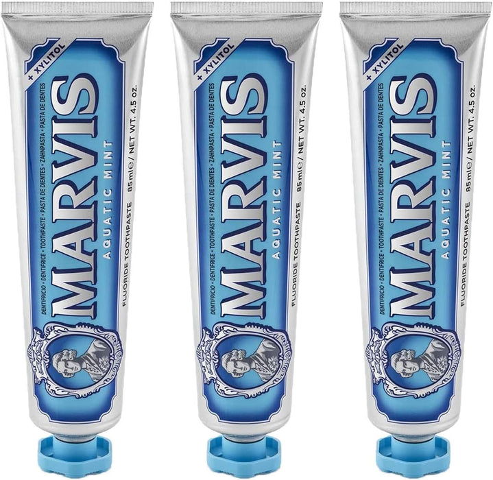 Marvis Aquatic Mint for Unisex - 4.5 oz Toothpaste