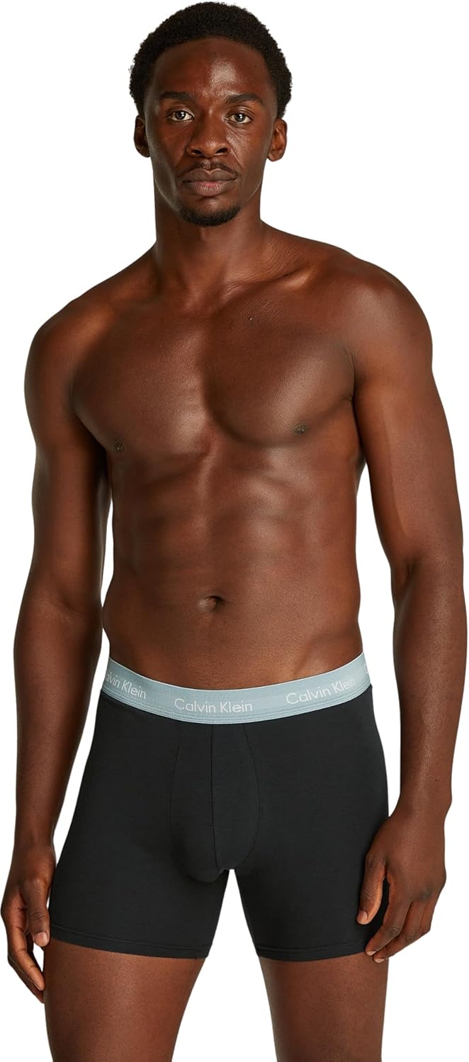 Calvin Klein Mens BOXER BRIEF 3PK Underwear Bottoms (pack of 3)
