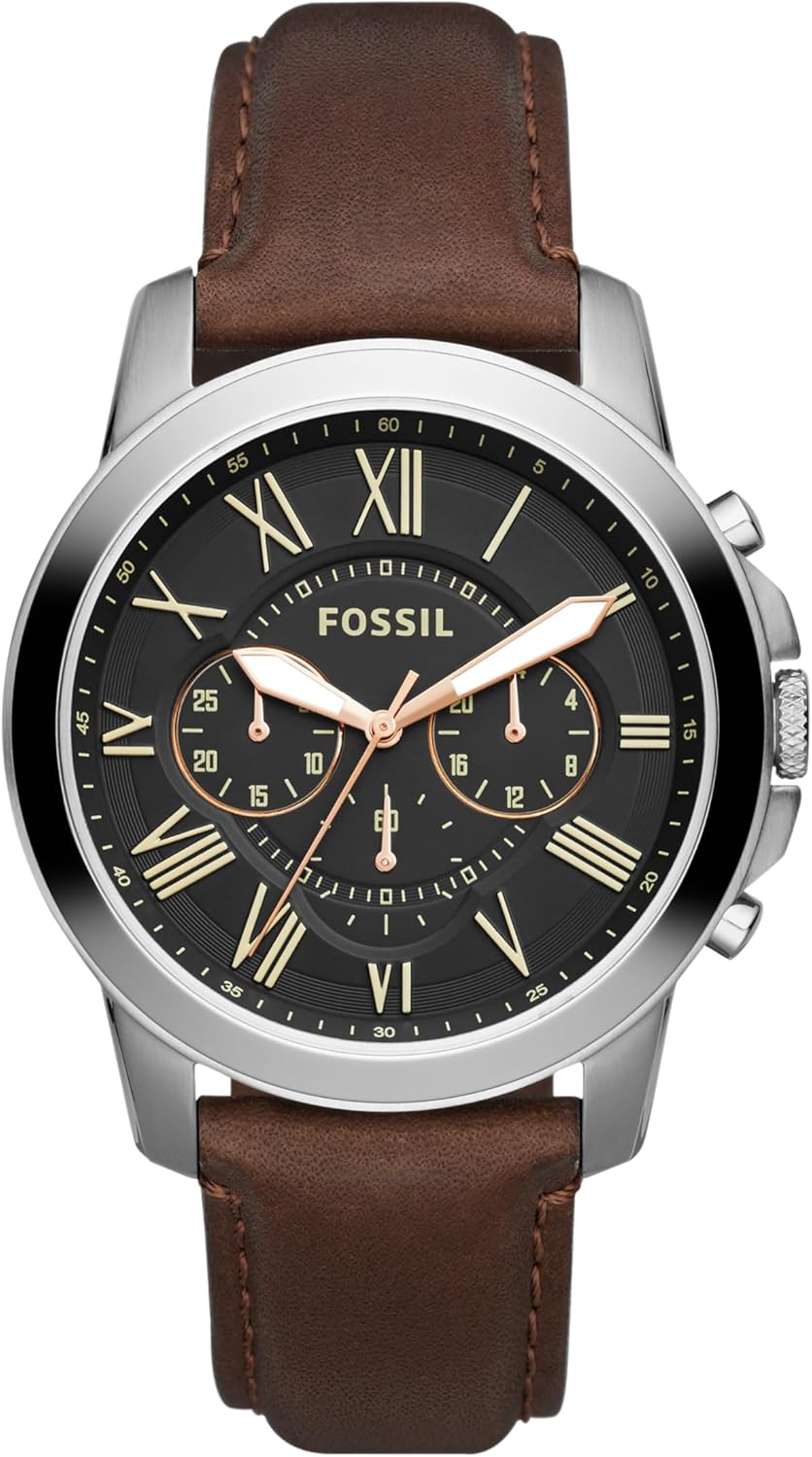 Leather Mens Quartz Watch β image 7