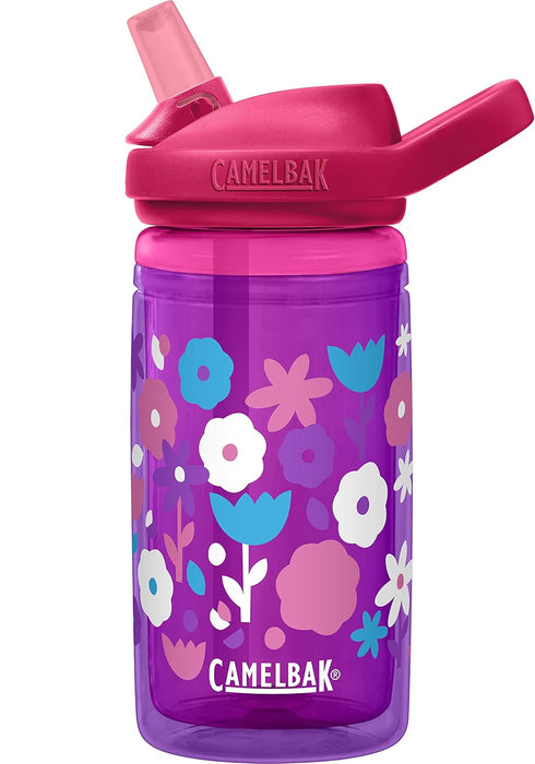 CamelBak EDDY+ KIDS .4L BOTTLE, INSULATED, Flower Power, 2283601040, Eddy+ Kids Insulated 14oz, Flower Power, L