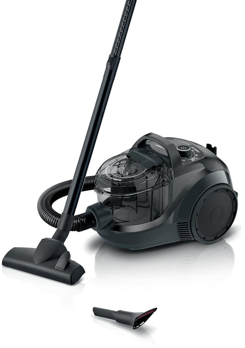 BOSCH Series 4 Bagless Vacuum Cleaner 2000 Watts, BGS21WBAGB Black