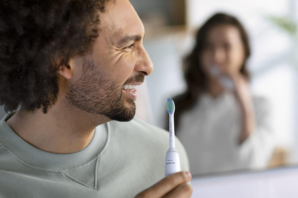 Philips Sonicare Rechargeable Electric Toothbrush 1100 Series, White, HX3641/01 Certified UAE 3 Pin – image 6