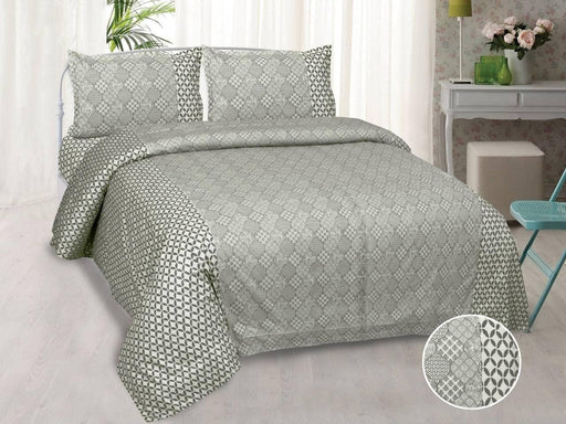 SUFAYA FAB Printed Indian Sanganer Cotton Premium Big Size Bedsheets for Modern Look(108x108) inches with Two Pillow (17x27) inches