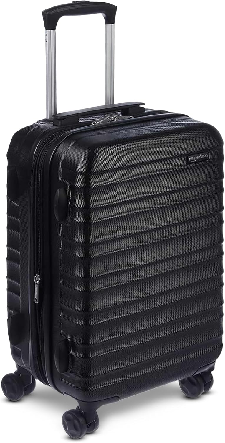 Hardside Spinner Luggage- 30 inch (76.2cm), Material: ABS, Black